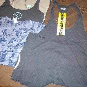 Zumba Tops Lot of 6 Size Lg
